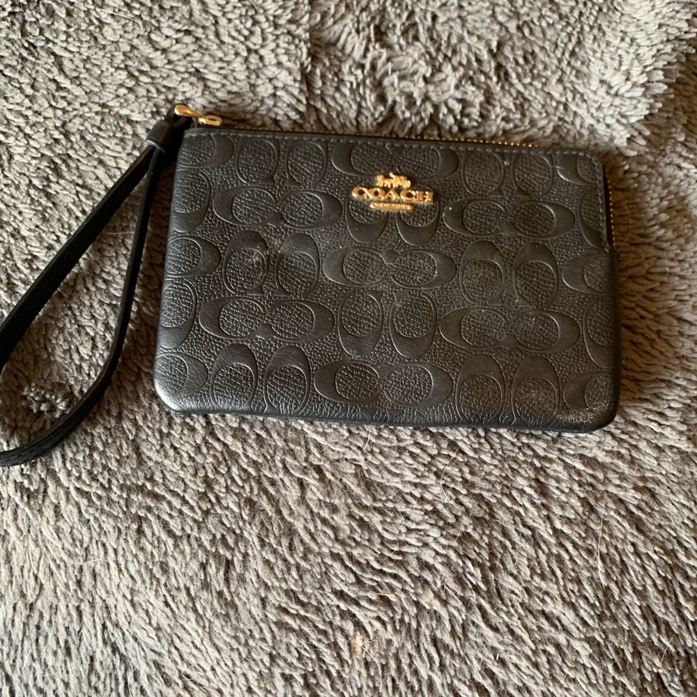 Coach wrist purse